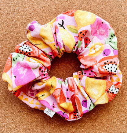 Tutti Fruity Scrunchie | XL scrunchies | birthday gift | gift's for her | summer fruits