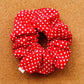 Red Polka Dot Scrunchie | XL scrunchies | birthday gift | gift's for her | mini me