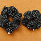 Black & White Polka Dot Scrunchie | XL scrunchies | gift's for her | mini me