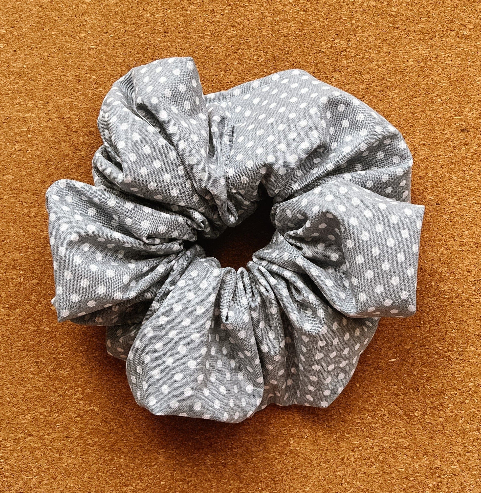 Blue Polka Dot Scrunchie | XL scrunchies | birthday gift | gift's for her | mini me