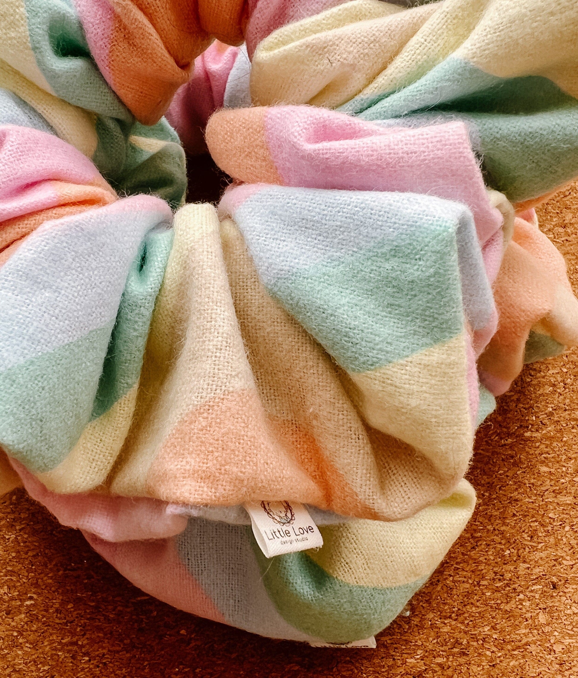 Rainbow Swirl Scrunchie | XXL scrunchie | hair scrunchies | scrunchies for girls | gift's for her