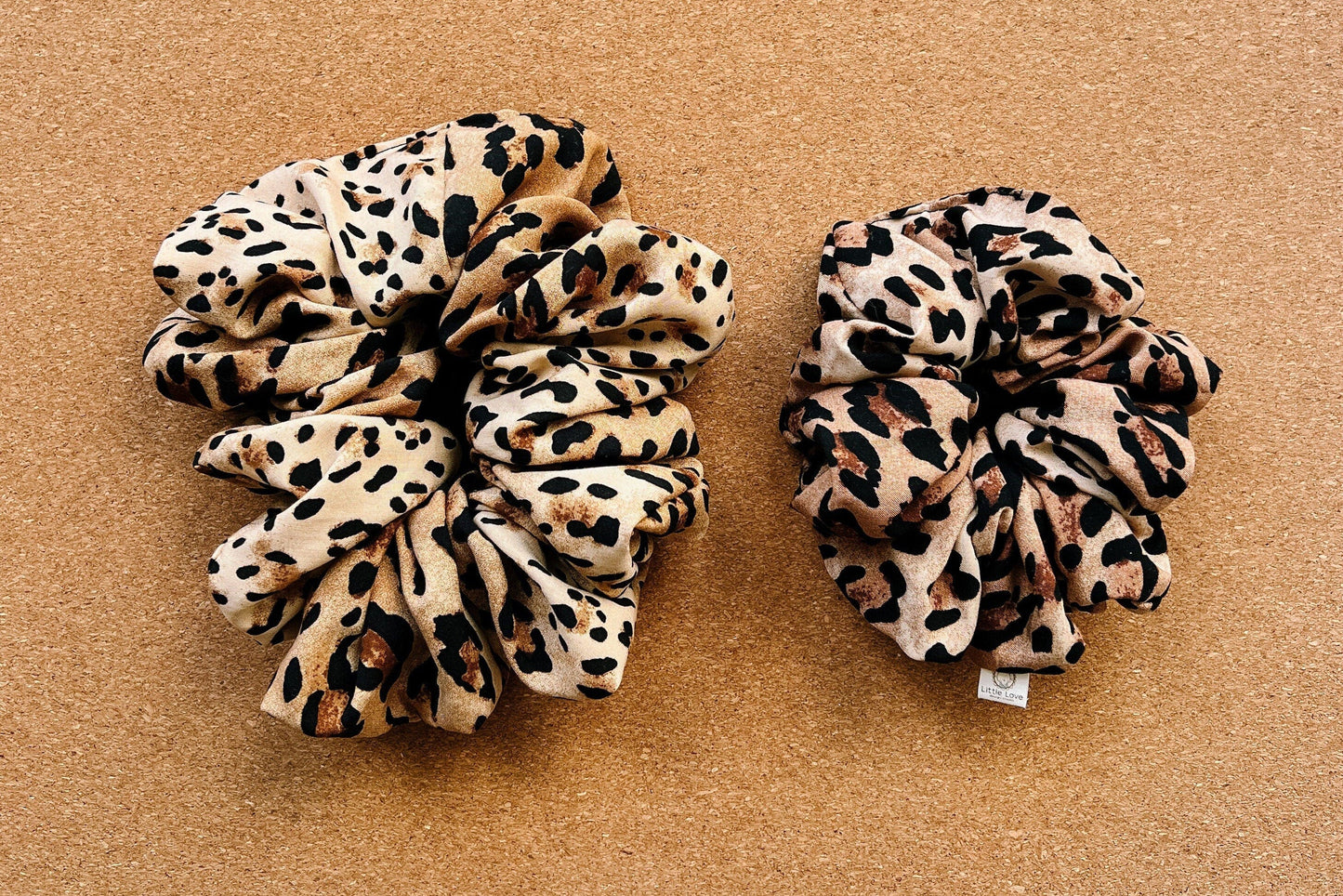 Cheetah scrunchie I XL scrunchie I gifts for her I mothers day gift | leopard print scrunchie