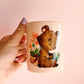 Book Club Silent Reading Bear Mug