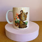 Book Club Silent Reading Bear Mug