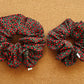 Black Floral Scrunchie | XL scrunchies | teacher's gift | mini me | gift's for her