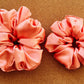 Peaches Satin Scrunchie | XL scrunchies | birthday gift | gift's for her | bridesmaids gift