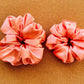 Peaches Satin Scrunchie | XL scrunchies | birthday gift | gift's for her | bridesmaids gift