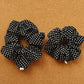 Black & White Polka Dot Scrunchie | XL scrunchies | gift's for her | mini me