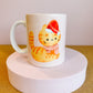 Kawaii Christmas Cat Mug