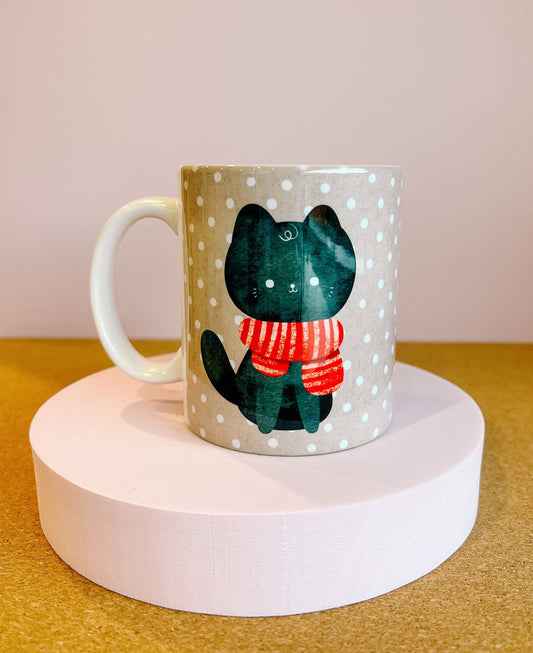 Christmas Kitty Mug