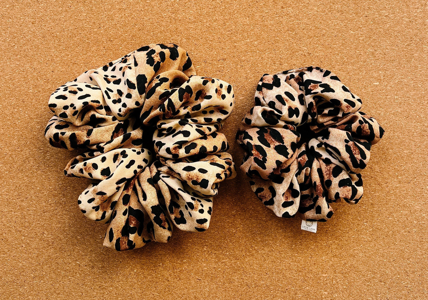 Cheetah scrunchie I XL scrunchie I gifts for her I mothers day gift | leopard print scrunchie