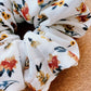 Autumn Garden Scrunchie | XL scrunchie I floral scrunchie I gift's for her | hair scrunchie