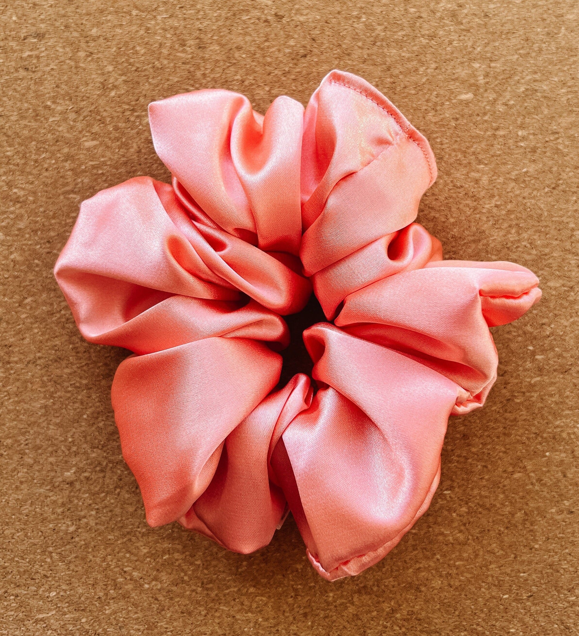 Peaches Satin Scrunchie | XL scrunchies | birthday gift | gift's for her | bridesmaids gift