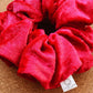 Santa Red Velvet Scrunchie | velvet scrunchie | scrunchies | Christmas scrunchie | gifts for her