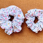 spring garden bear scrunchie | XL scrunchies | adorable girls scrunchies | children's scrunchies