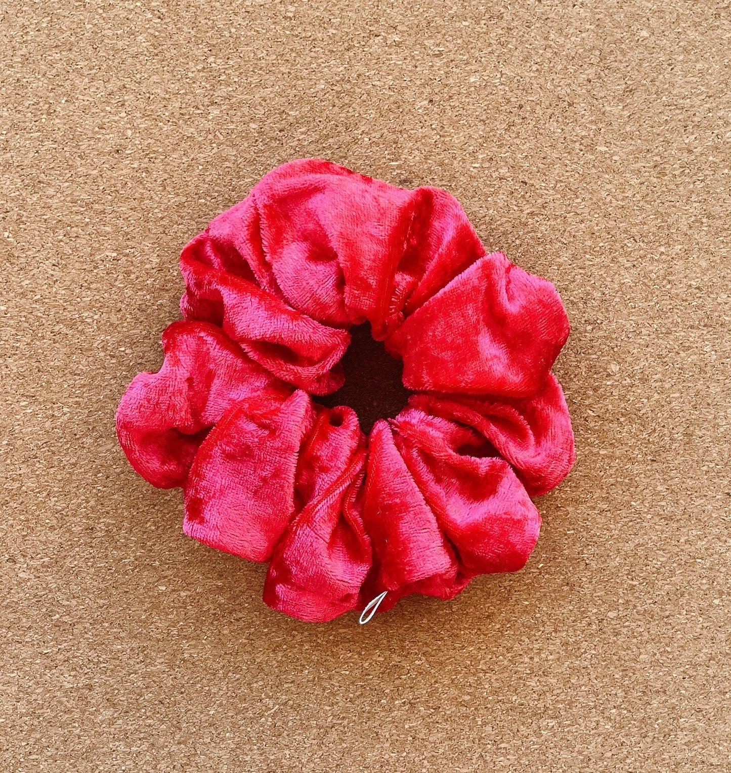 Santa Red Velvet Scrunchie | velvet scrunchie | scrunchies | Christmas scrunchie | gifts for her