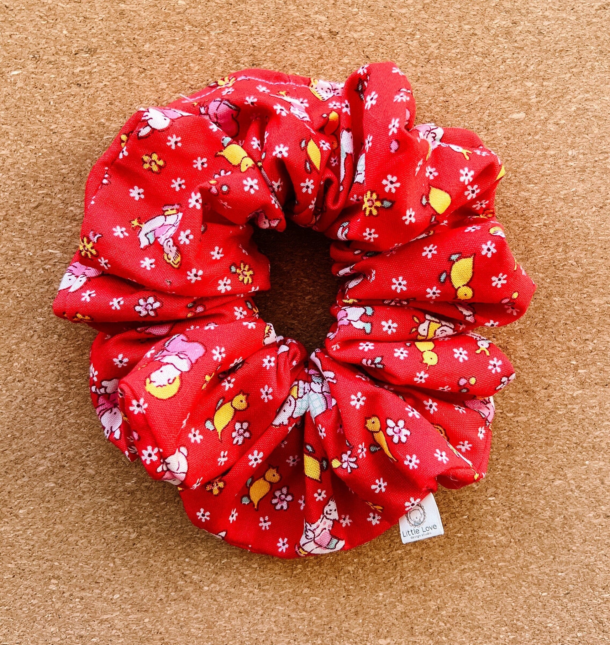 vintage duckies scrunchie I children's scrunchies I kids scrunchies | gift's for kids | cute scrunchies