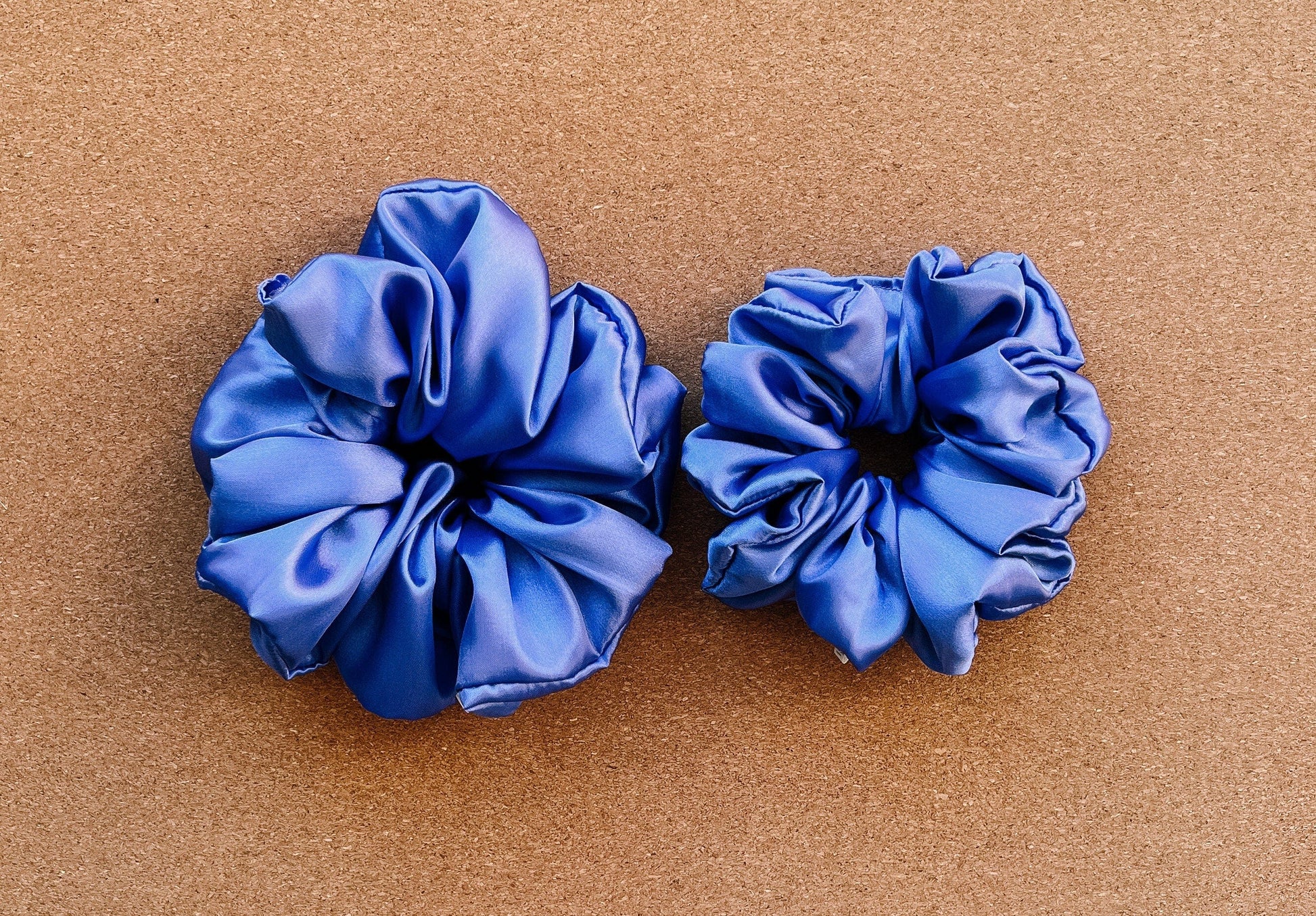 purple satin scrunchie I XL scrunchies I gift for her | bridesmaids gift | birthday gift