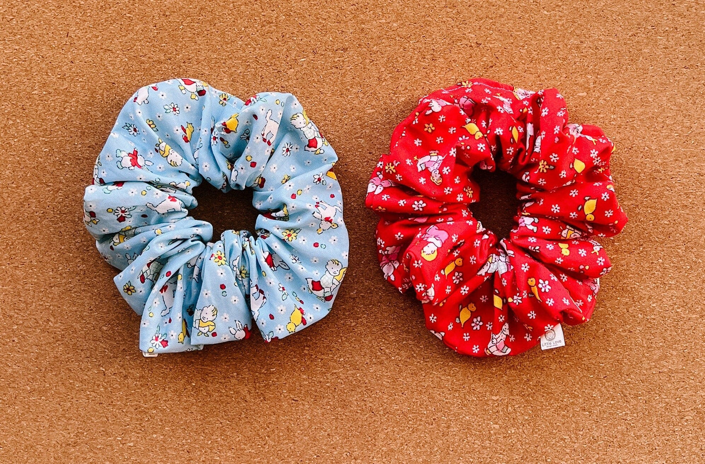 vintage duckies scrunchie I children's scrunchies I kids scrunchies | gift's for kids | cute scrunchies