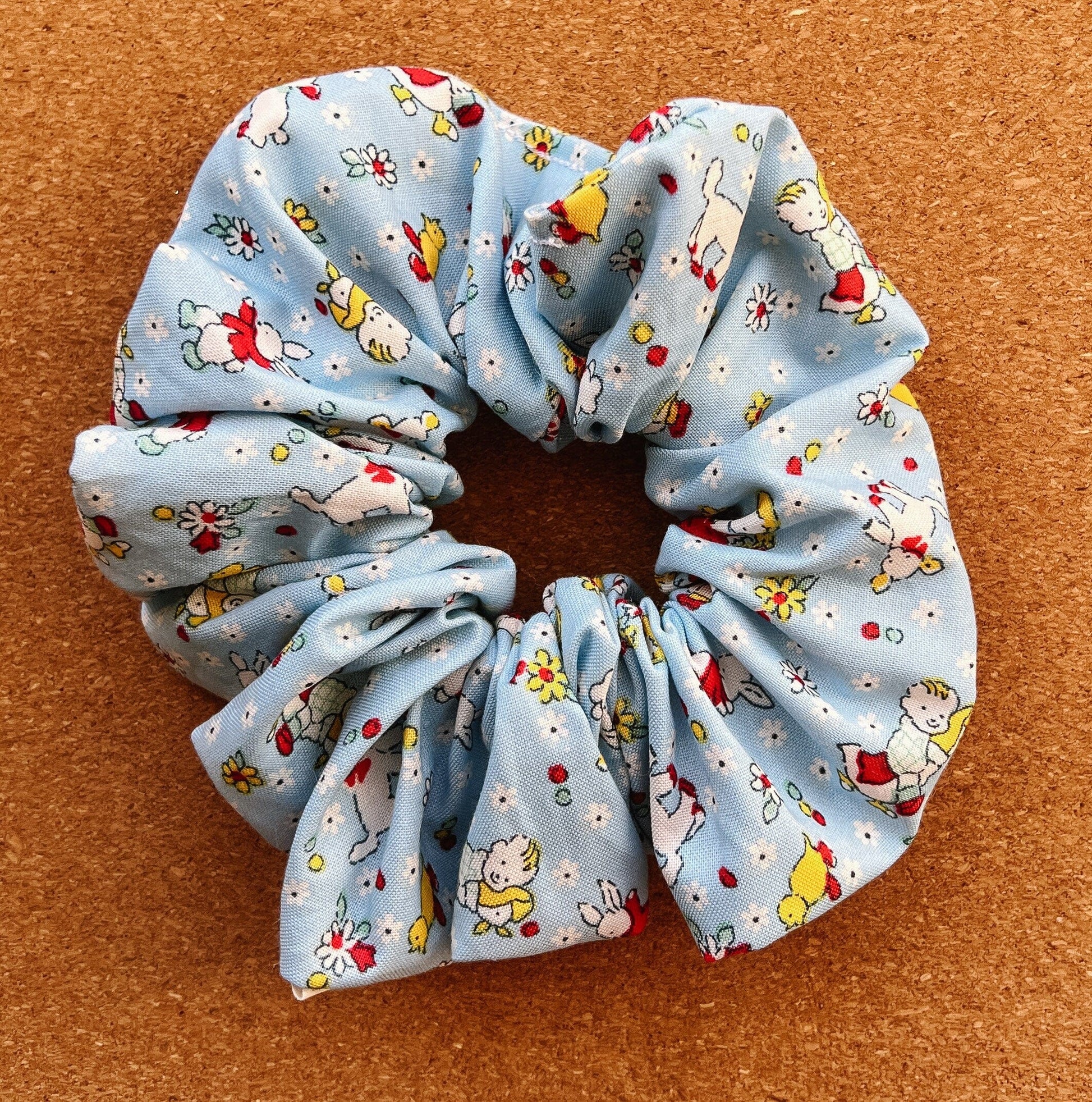 vintage duckies scrunchie I children's scrunchies I kids scrunchies | gift's for kids | cute scrunchies