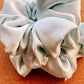 Ice Blue Satin Scrunchie I XL scrunchies I gift for her | bridesmaids gift | birthday gift