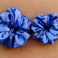 purple satin scrunchie I XL scrunchies I gift for her | bridesmaids gift | birthday gift