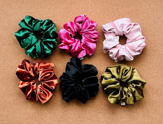 Velour Scrunchies | XL scrunchies | scrunchies | velour hair accessories | gifts for her