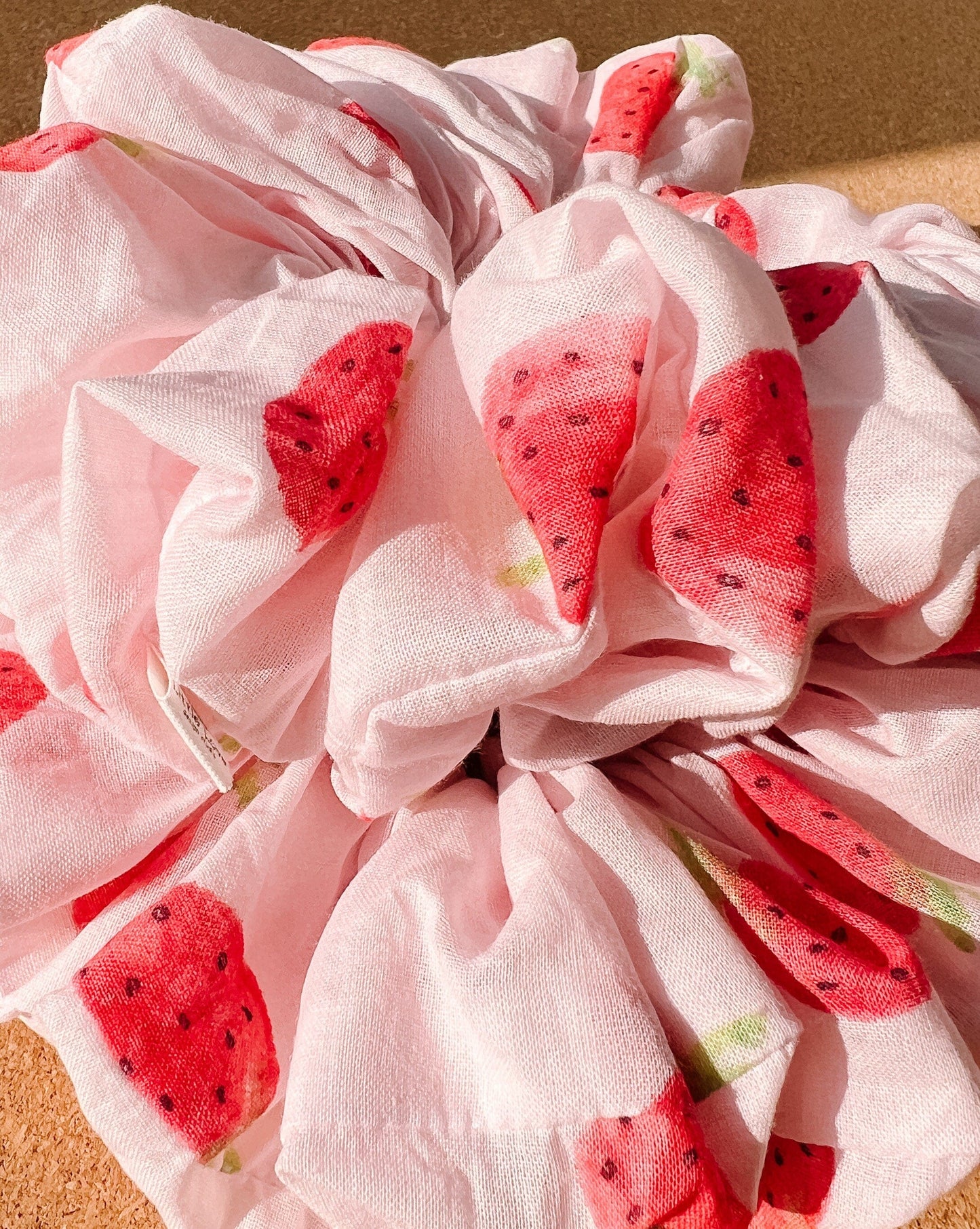 Summer strawberries Scrunchie I scrunchies I strawberries | gifts for her | hair accessories