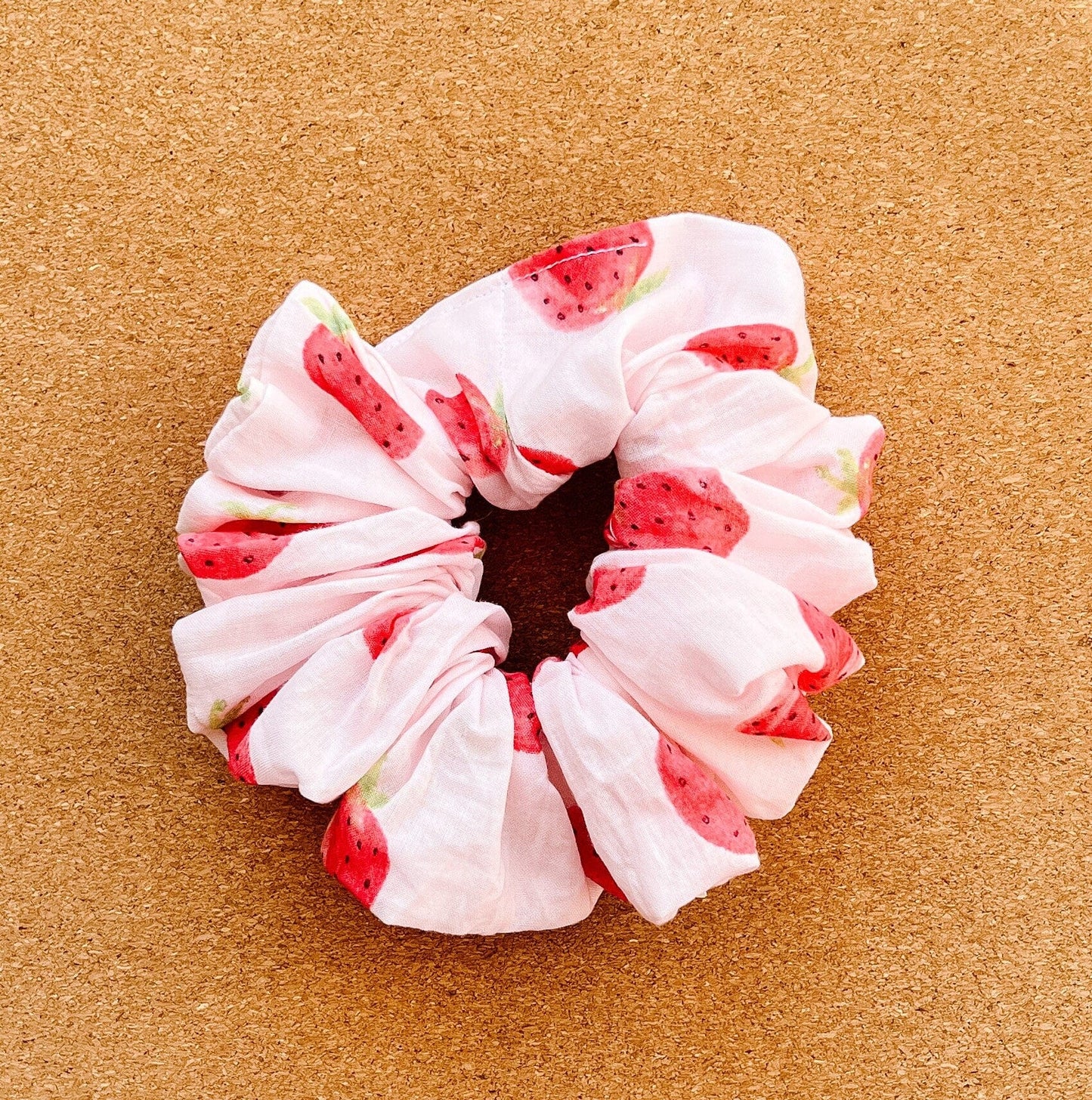 Summer strawberries Scrunchie I scrunchies I strawberries | gifts for her | hair accessories