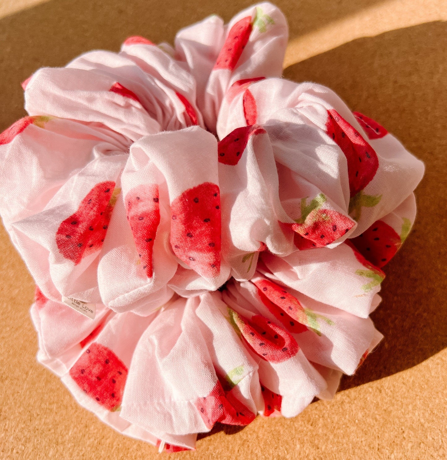 Summer strawberries Scrunchie I scrunchies I strawberries | gifts for her | hair accessories