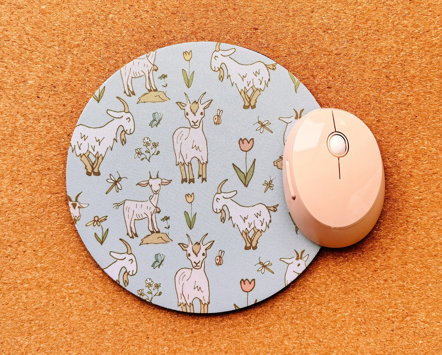 Adorable Goat Mouse Mat