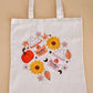 Adorable Pumpkin Spice Cotton Tote Bag