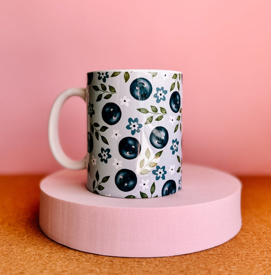 Adorable Blueberry Mug