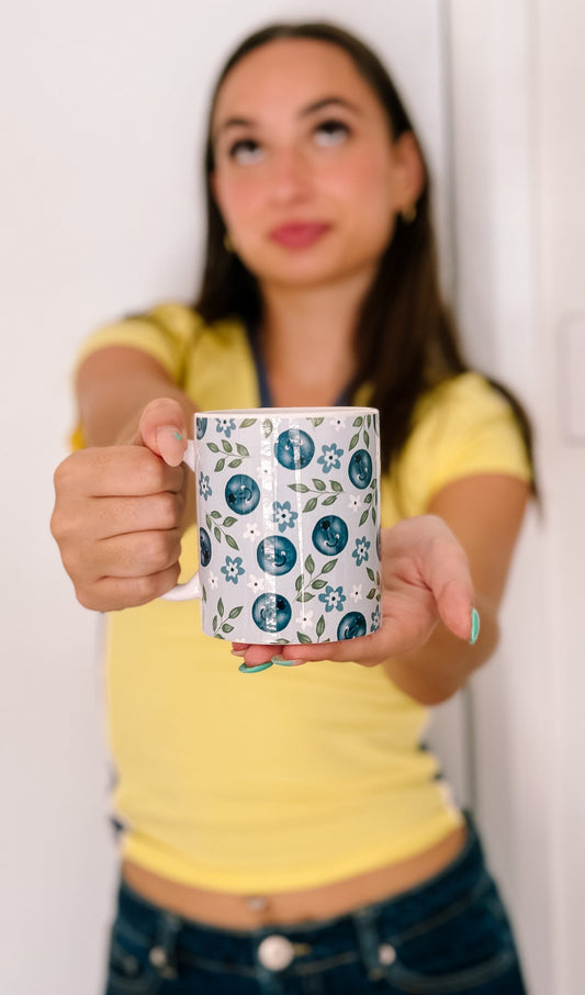 Adorable Blueberry Mug