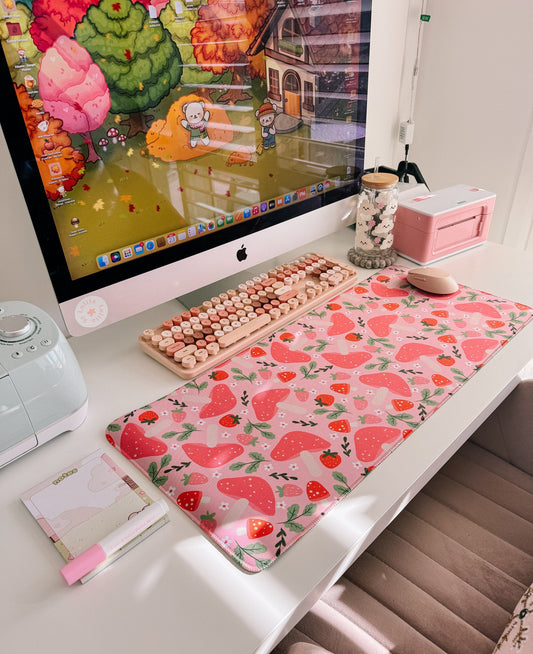 Cottagcore Summer Garden Gaming Mouse Pad