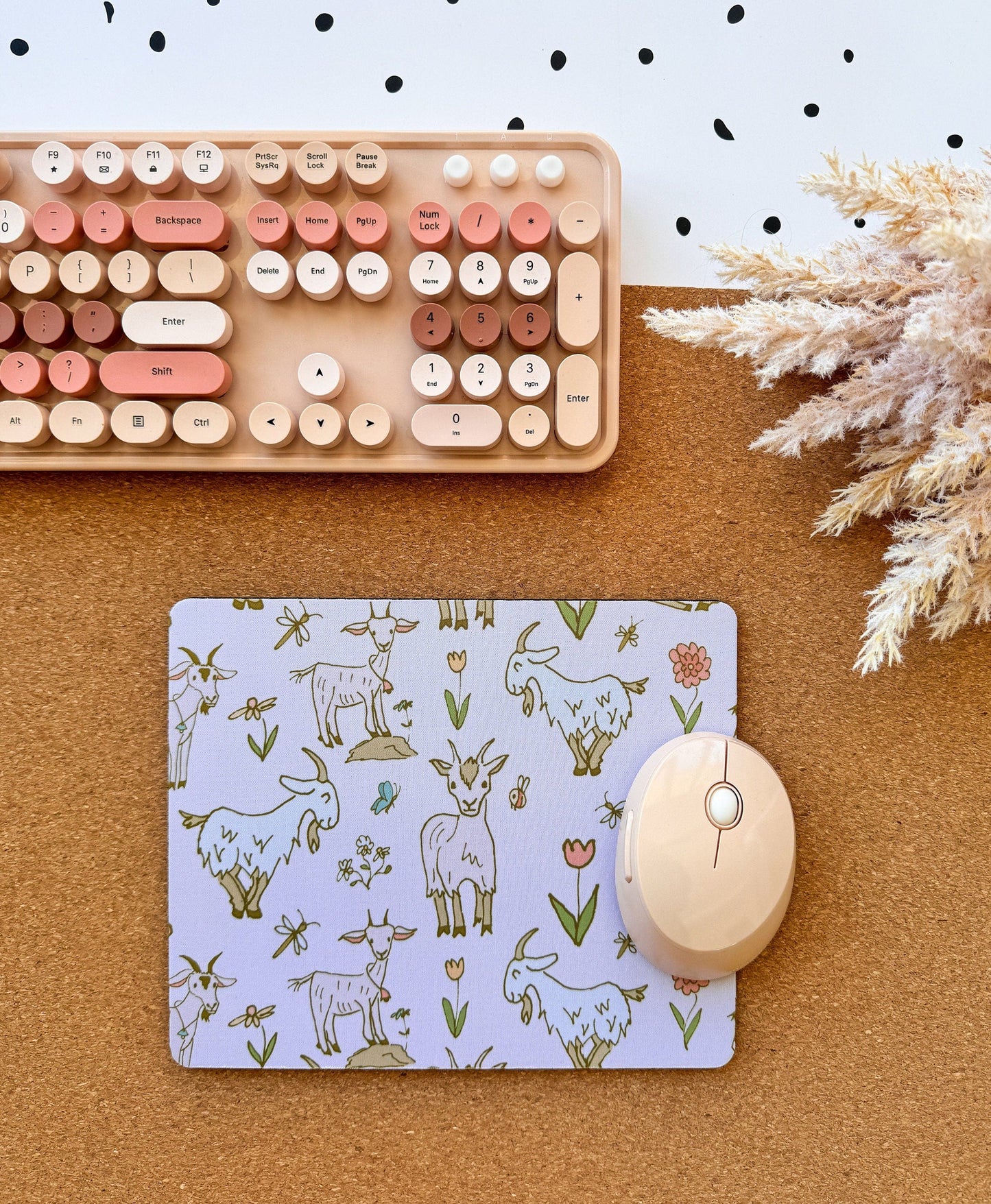 Adorable Goat Mouse Mat