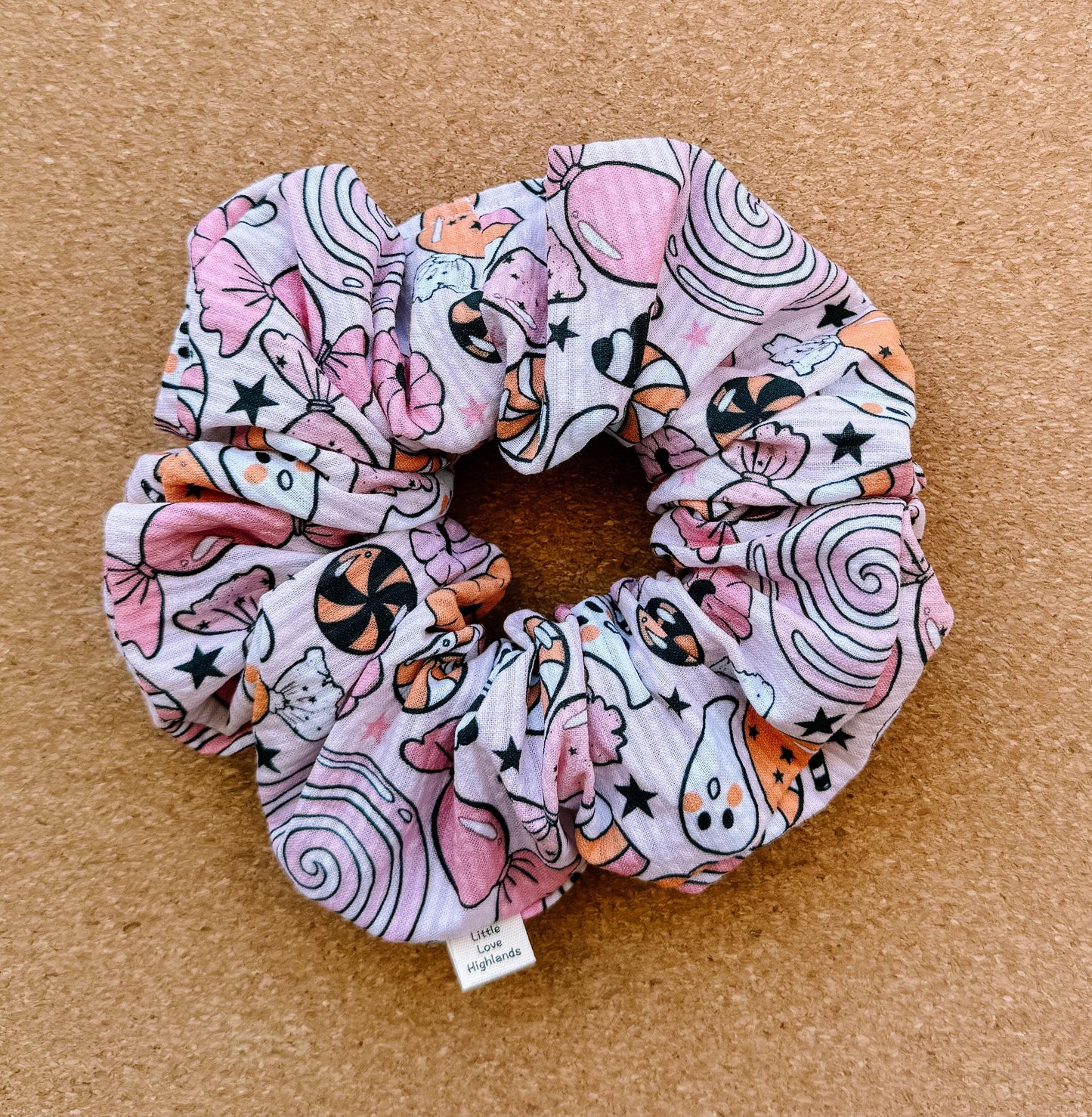 Halloween Candy Scrunchie