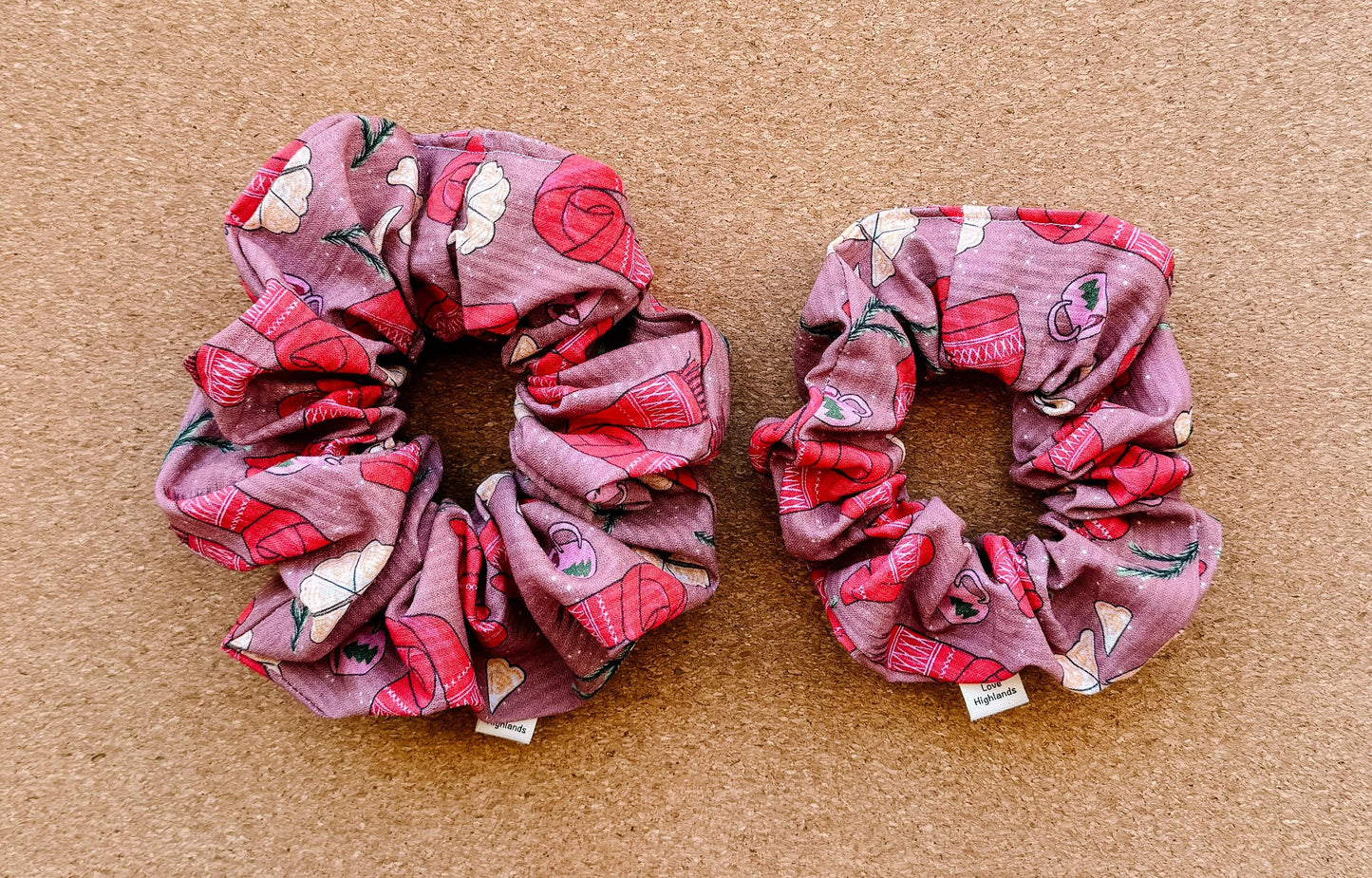 Cozy Christmas Market Scrunchie