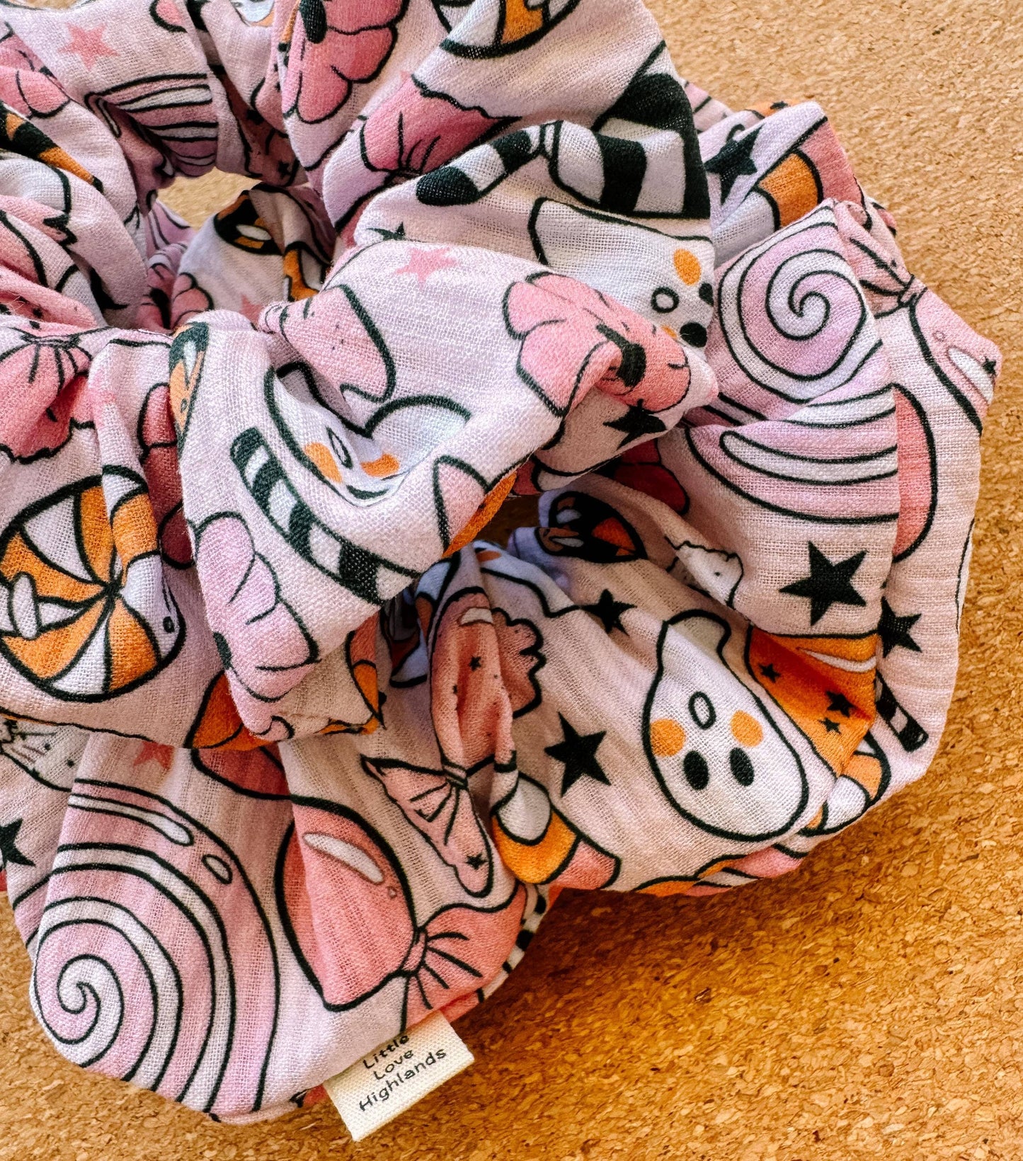 Halloween Candy Scrunchie