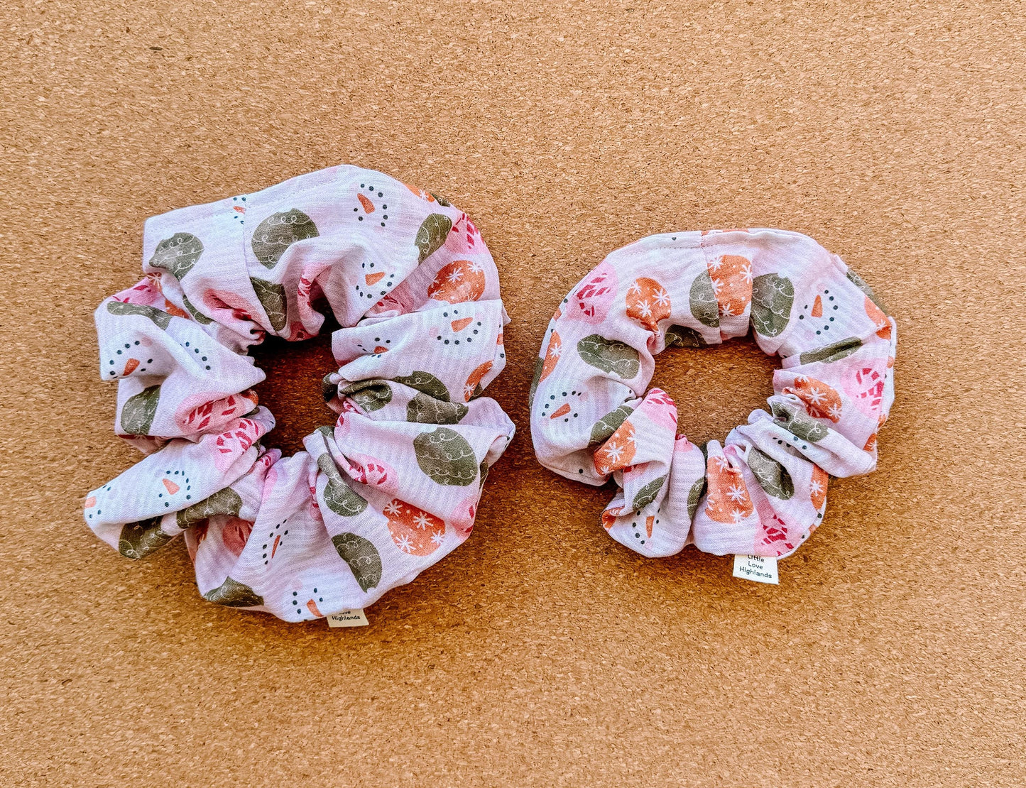 Boho Christmas Ornaments Scrunchie