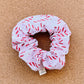 Daisy Candy Canes Scrunchie