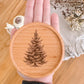 Wooden Coaster | Alpine Christmas tree | eco friendly | coasters | homewares