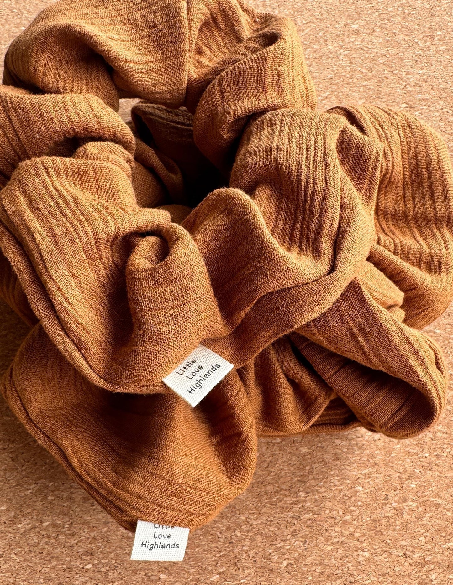 Earthy Cotton Scrunchie | XL scrunchies | hair accessories | cotton scrunchies