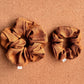 Earthy Cotton Scrunchie | XL scrunchies | hair accessories | cotton scrunchies