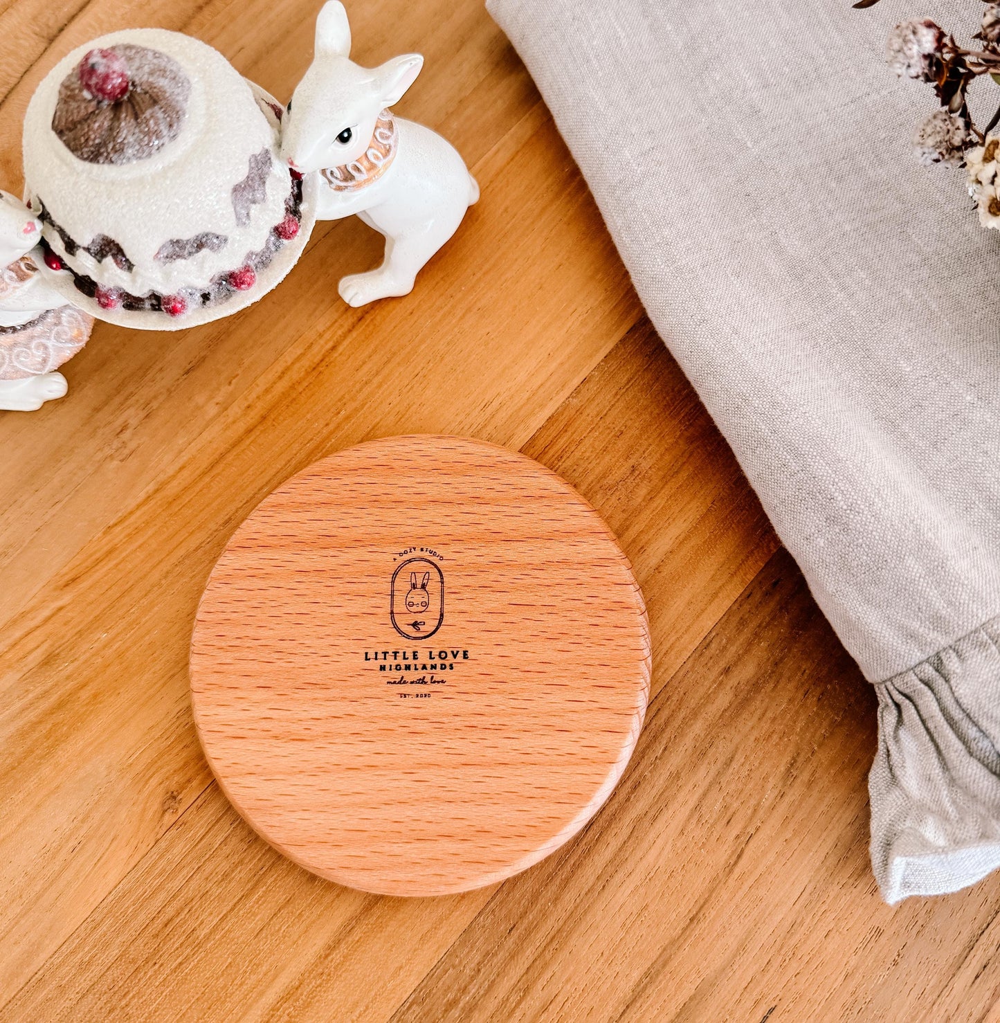 Wooden Coaster | Alpine Christmas tree | eco friendly | coasters | homewares