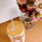 Adorable Daisy glass can | Libbey cup | drinkware | gift ideas