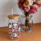 Adorable Panda Libbey glass can | Libbey cup | drinkware | gift ideas