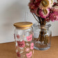 Adorable Bear Libbey glass can | Libbey cup | drinkware | gift ideas