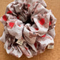 Valentine Bear Scrunchie | XL scrunchie | gift's for her | Valentines Day | XXL scrunchies