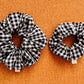 Black & White Gingham Scrunchie | gingham | mini me | gifts for her | XL scrunchie